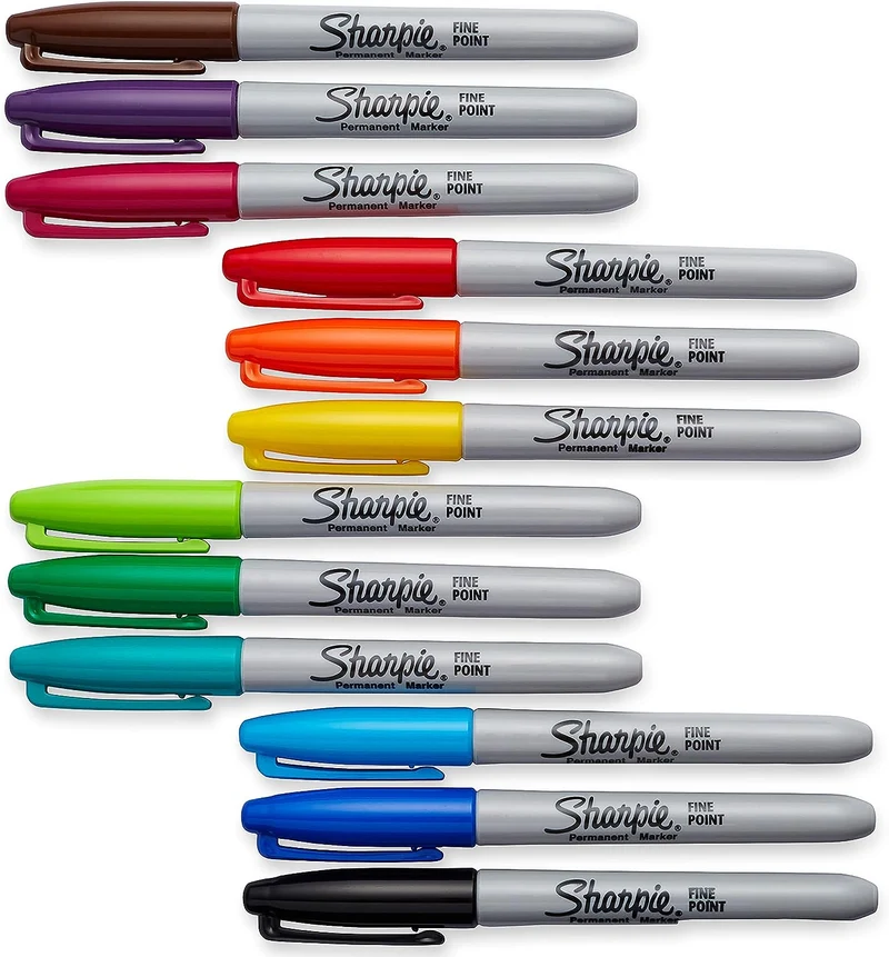 Sharpie - Permanent Marker - 12 Pack - Fine
