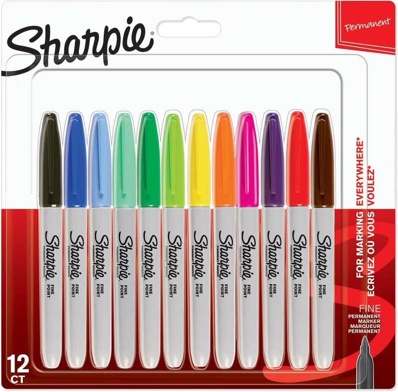 Sharpie - Permanent Marker - 12 Pack - Fine