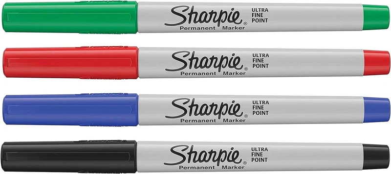 Sharpie - Permanent Marker - 4 Pack - Ultra Fine