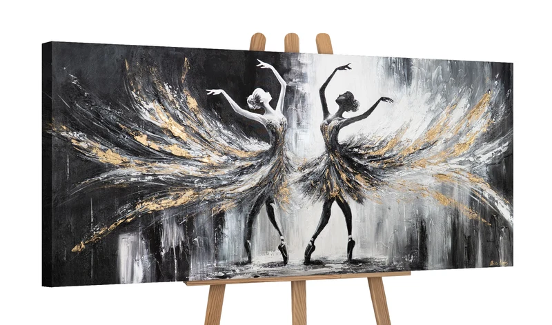 Bilder auf Leinwand "Die Brillanz des Balletts" Acrylbild für Wohnzimmer 115x50cm