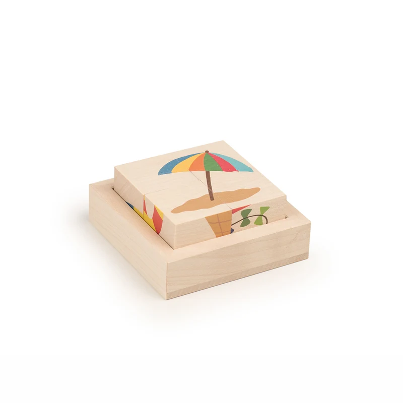 Würfelpuzzle Sommer