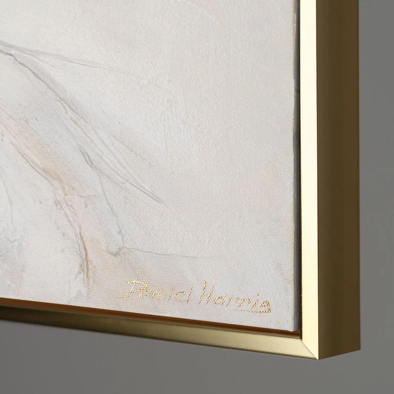 Handgemaltes Acrylbild Mit Pferden Auf Leinwand – Abstrakte Wanddeko "Bewegungsenergie"