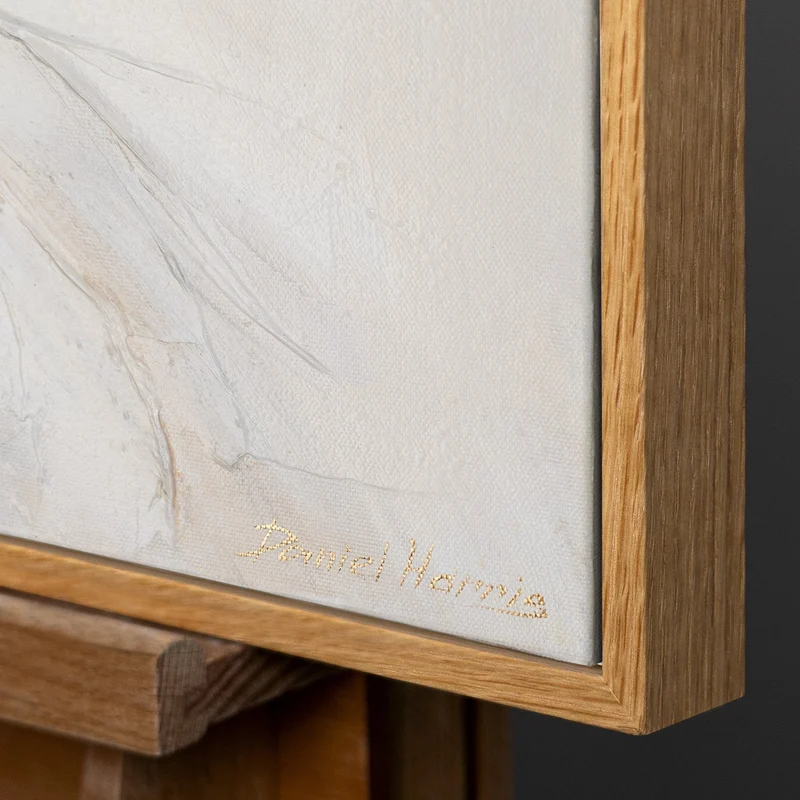Handgemaltes Acrylbild Mit Pferden Auf Leinwand – Abstrakte Wanddeko "Bewegungsenergie"