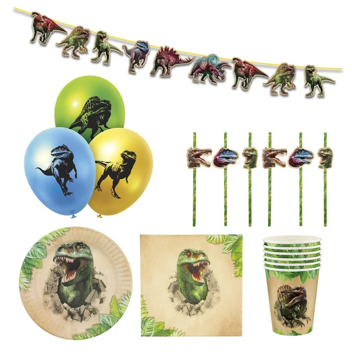 Dinosaur Kids' Party Set, 43 Pieces