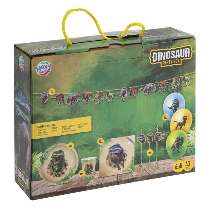 Dinosaur Kids' Party Set, 43 Pieces