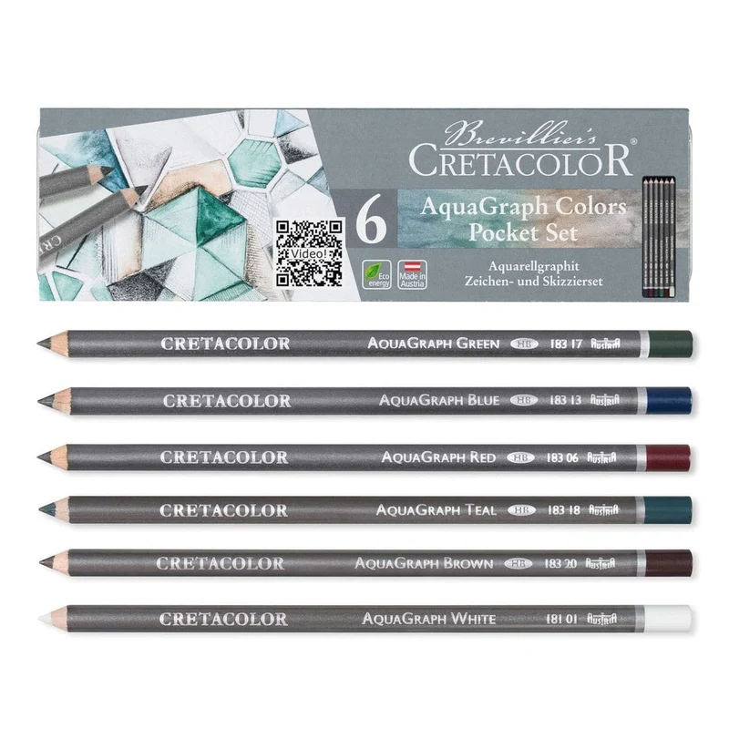 Cretacolor AquaGraph Colours Pocket Set