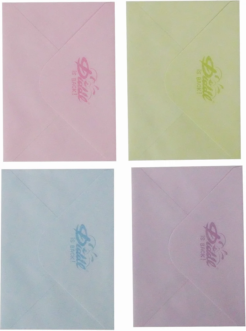 Diddl Briefpapier-Set 20-tlg. – 12 Briefpapiere, 4 Karten, 4 Umschläge