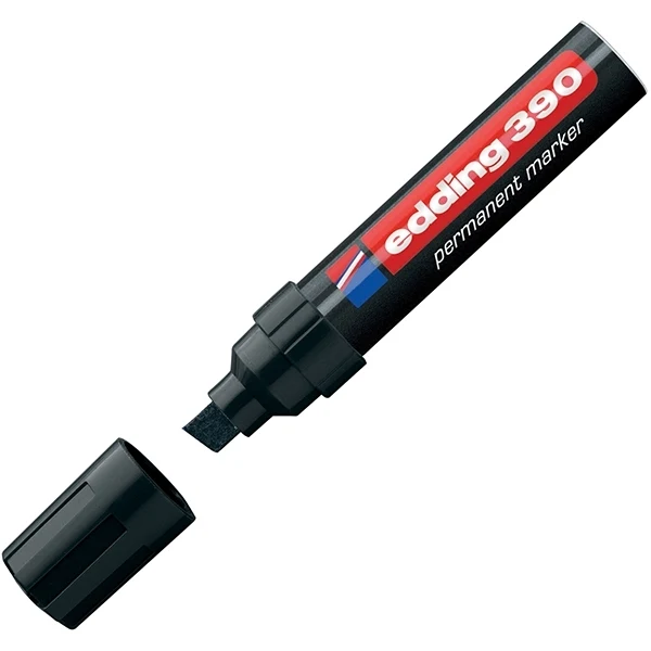 edding - 390 Permanent Marker Black 001