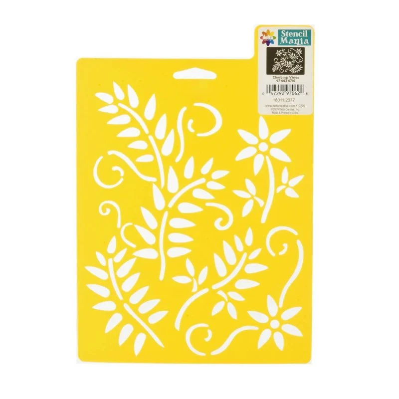 Delta Stencil Mania - Climbing Vines 7 x 10 inches