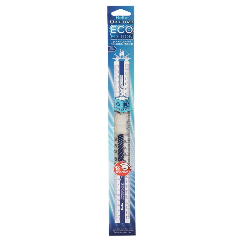 Helix Oxford - 30cm Folding Rule - Blue