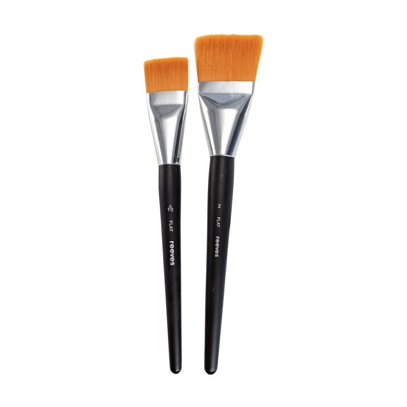 Reeves - Mixed Media Wash Brush set - Short Handle - 2x Brush Pack