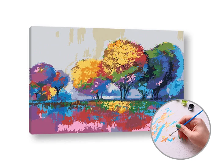 Paint by Numbers COLORFUL NATURE | Medium Difficulty