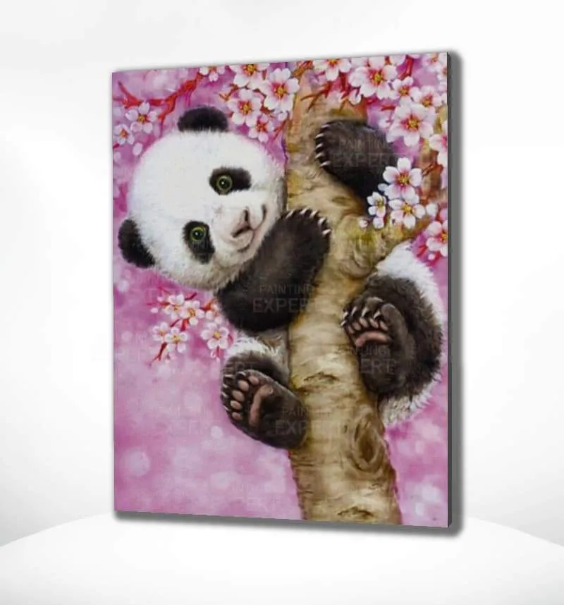 Malen nach Zahlen Panda