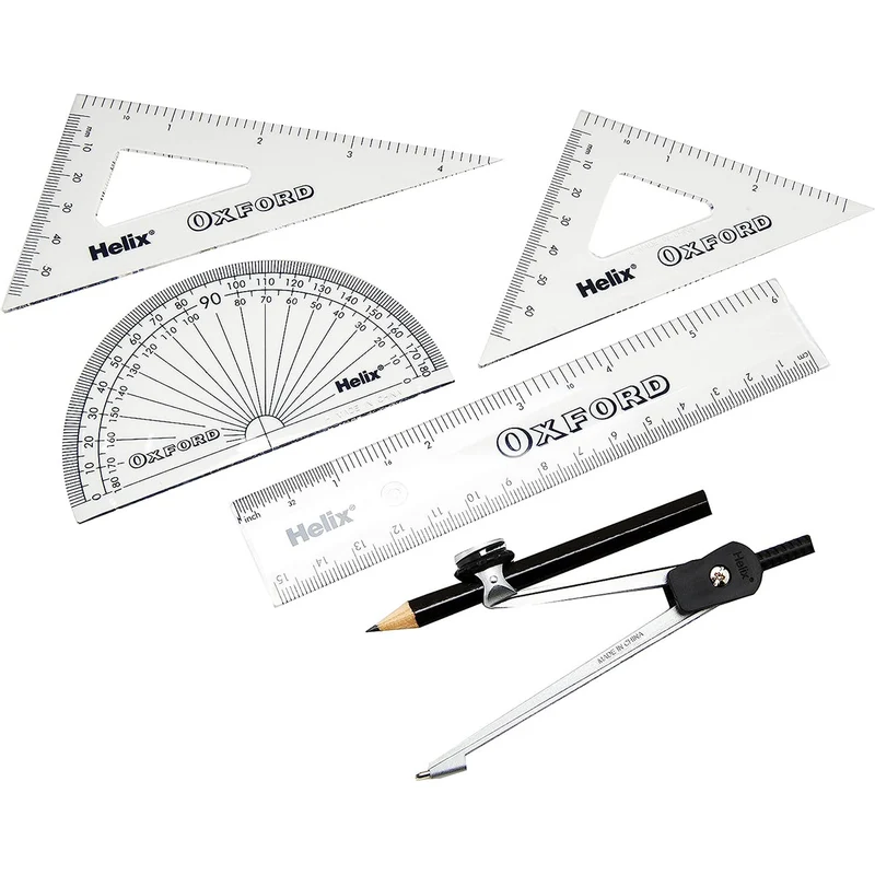 Helix - Ultimate School Pencil Pen & Ruler Set