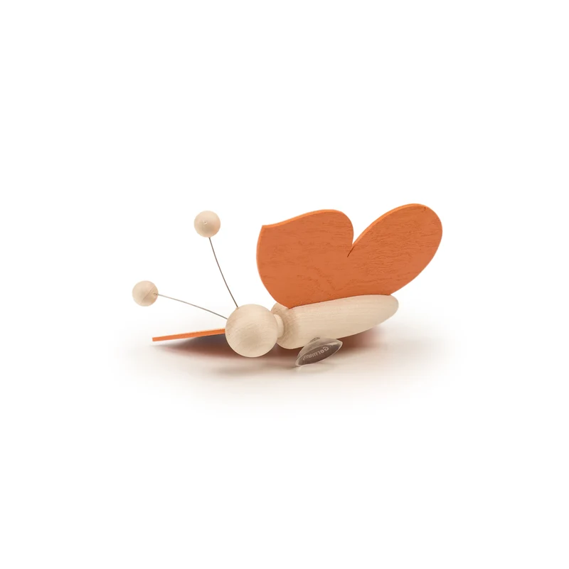 Schmetterling gross mit Saugnapf orange