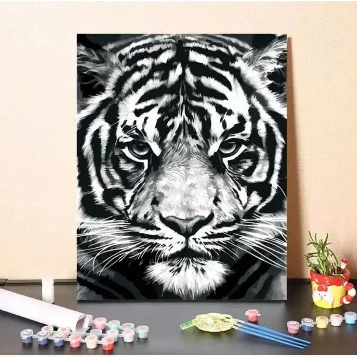 Malen nach Zahlen Tiger