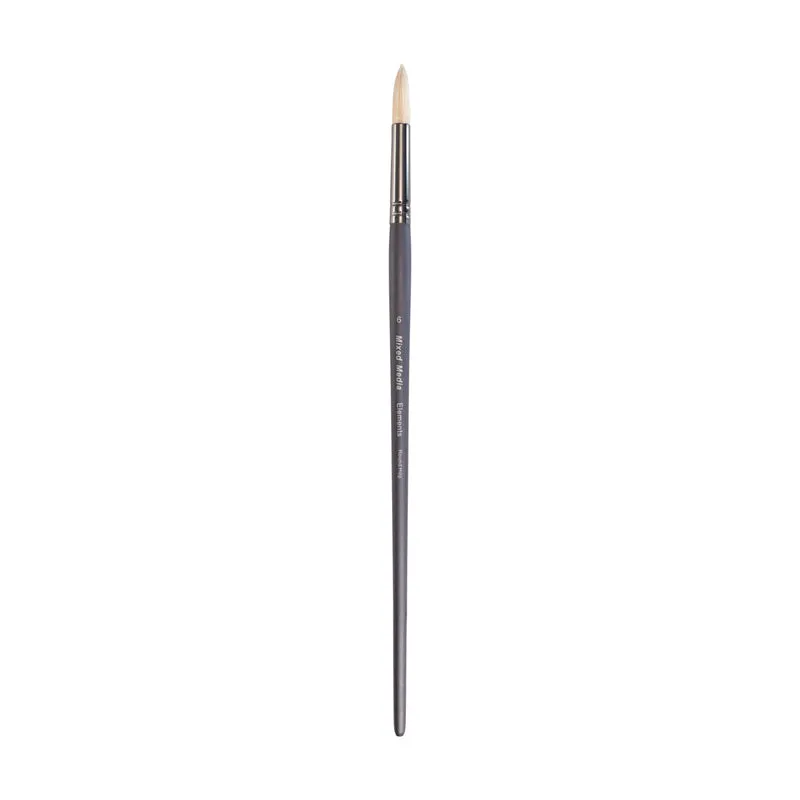 Elements - Mixed Media - Oil & Acrylic - Hog - Long Handle - Round 6