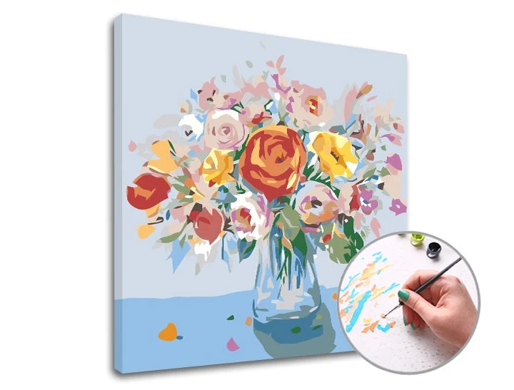 Paint by Numbers Colorful Packaging | Low Difficulty