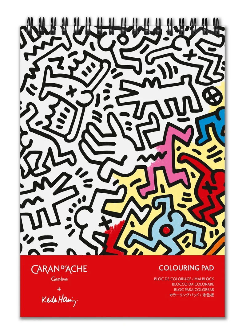 Caran D'ache x Keith Haring Colouring Pad A5