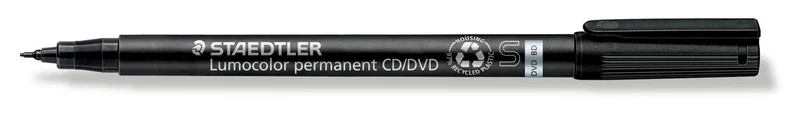 Lumocolor Permanent CD/DVD Black 0.4mm