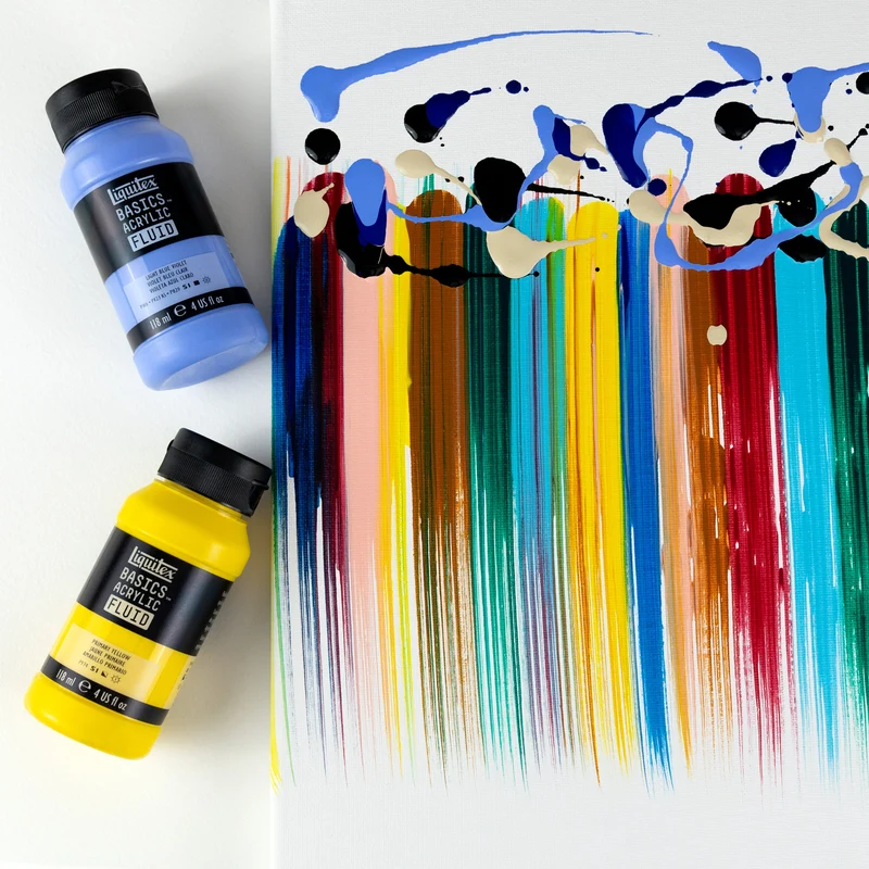 Liquitex Basics Fluid Acrylic Set 12 x 118ml