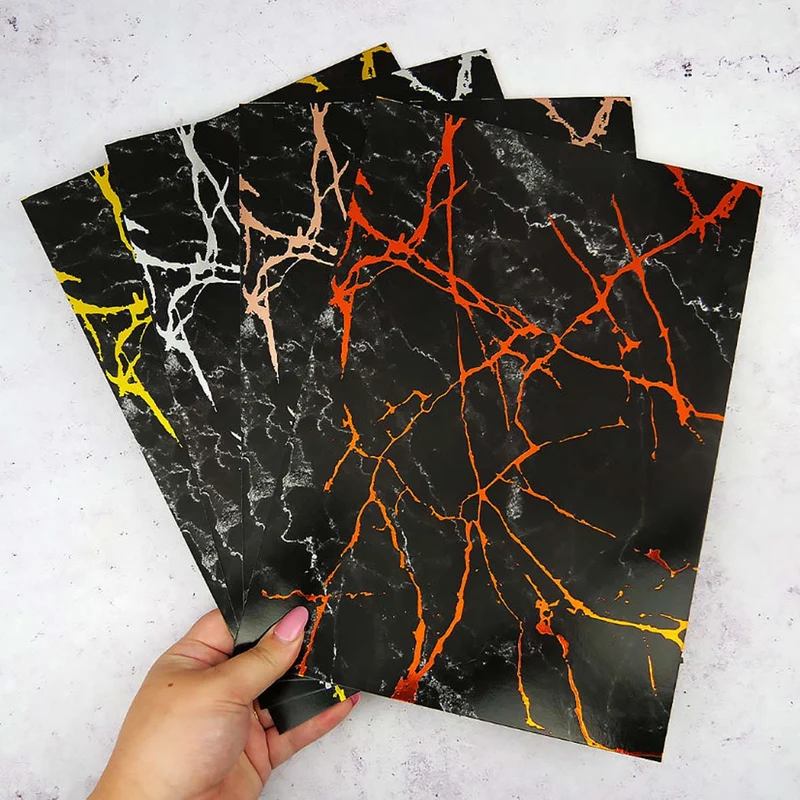 First Edition - A4 Foiled Paper Pad Black 250gsm