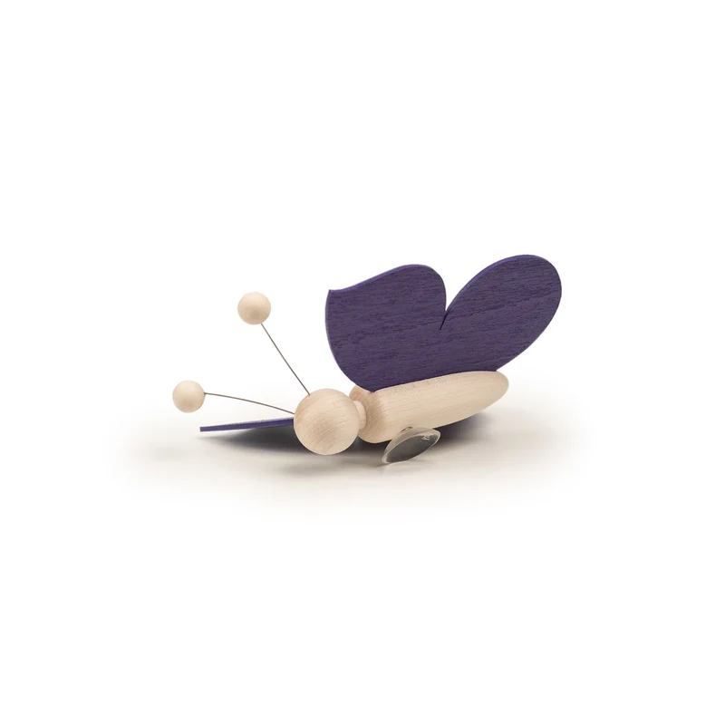 Schmetterling gross mit Saugnapf violett