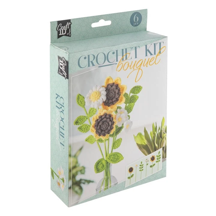 Flower Bouquet Crochet Set