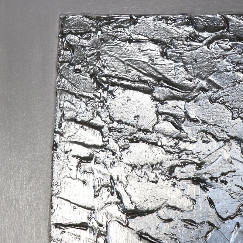 Modernes Acrylgemälde handgemalt mit Rahmen "Perfekte Stabilität"