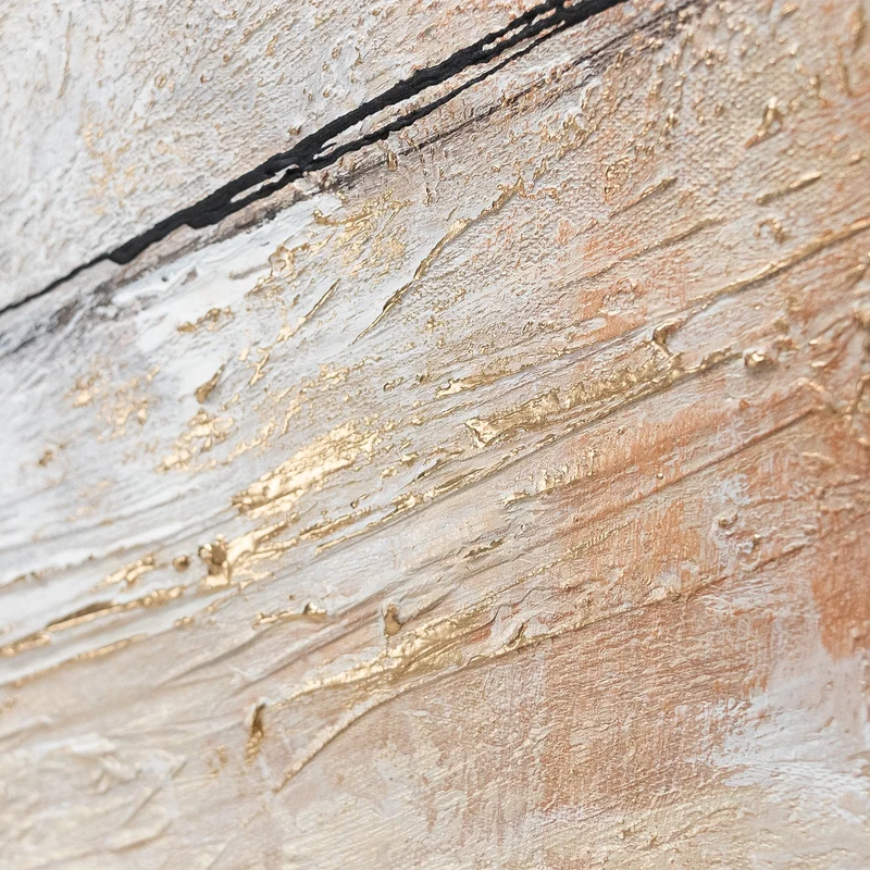 Modernes Acrylbild auf Leinwand handgemalt mit Rahmen "Schönheit"