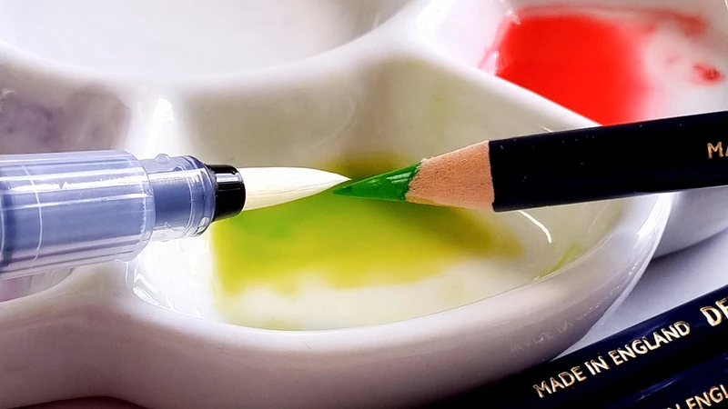 Derwent - Inktense Pencil - Jungle Green 1410