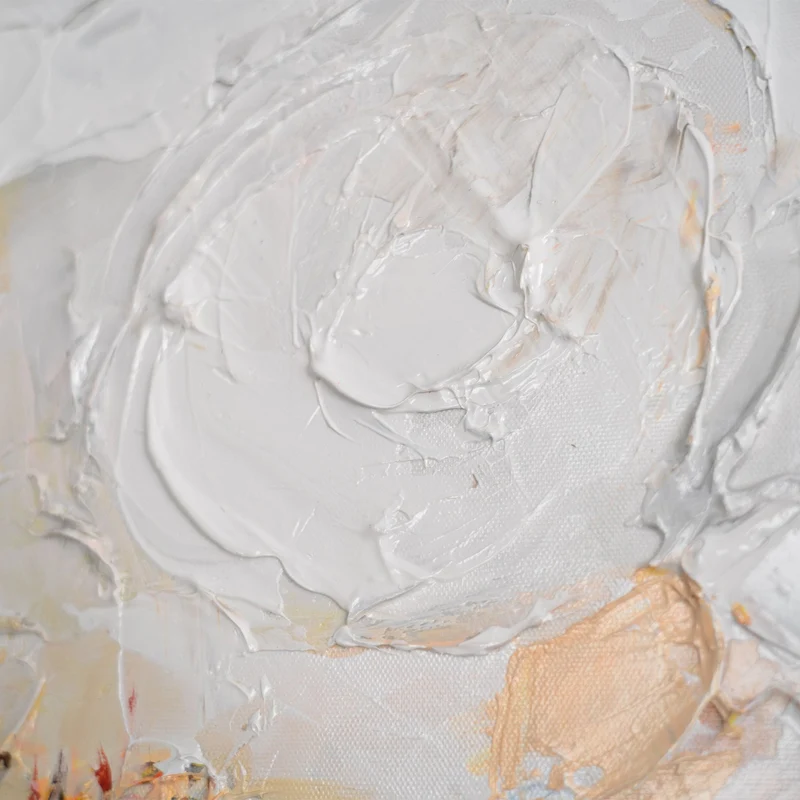 Gemälde Paris auf Leinwand – Abstrakte Kunst mit Rahmen "Die Gemütlichkeit von Paris"