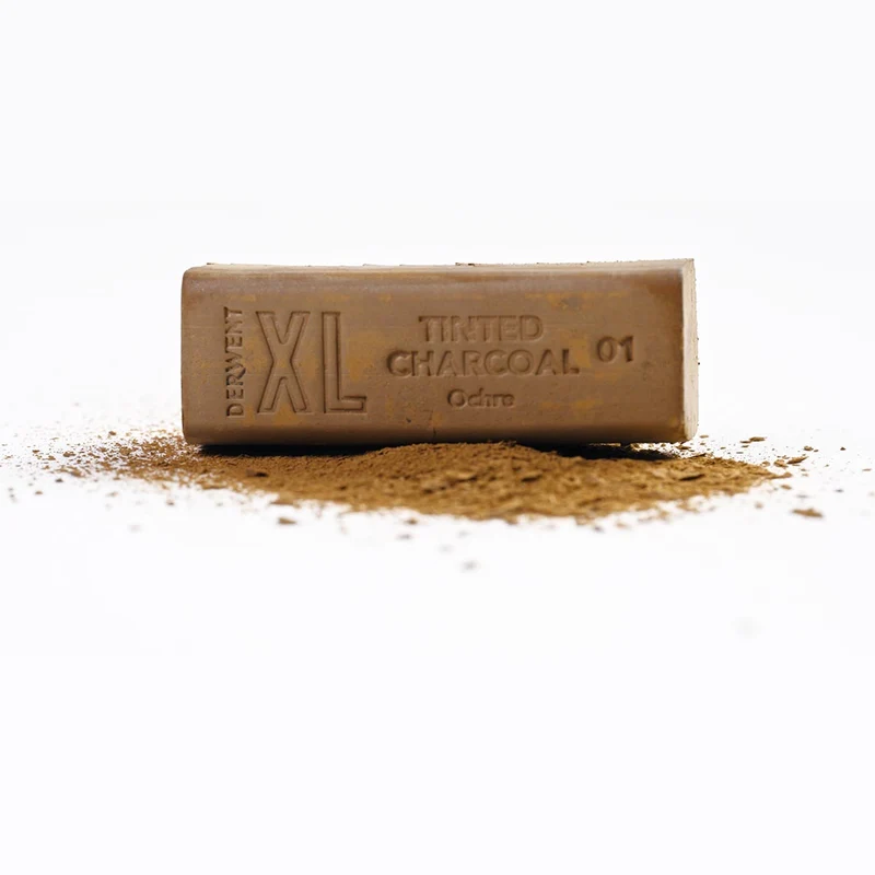 Derwent - Tinted Charcoal XL Block - Ochre