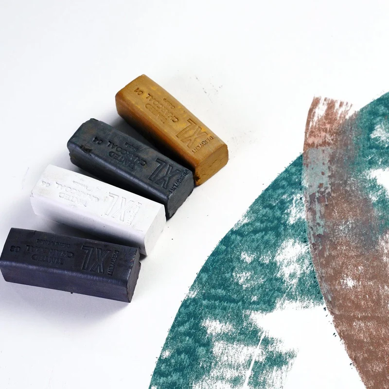 Derwent - Tinted Charcoal XL Block - Ochre
