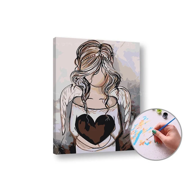 Angel Paint by Numbers – Low Difficulty