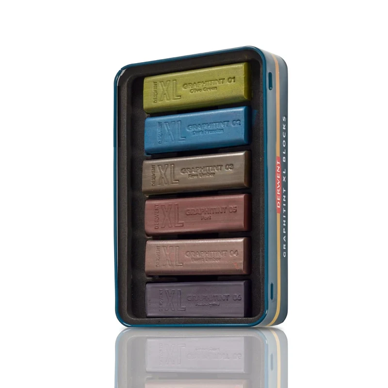 Derwent - Graphitint XL Blocks - 6 Tin