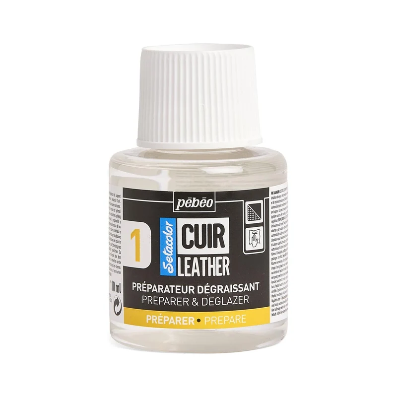 Pebeo - Setacolor Leather 110ml - Cleaner/Degreaser - Preparer Deglazer