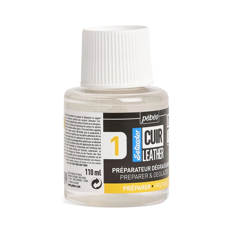 Pebeo - Setacolor Leather 110ml - Cleaner/Degreaser - Preparer Deglazer