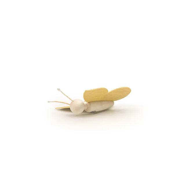 Schmetterling mini mit Magnet zitronengelb