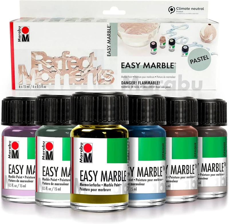 Easy Marble Pastel Set