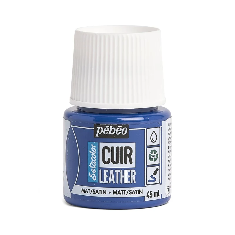 Pebeo - Setacolor Leather Paint 45ml - Ultramarine Blue