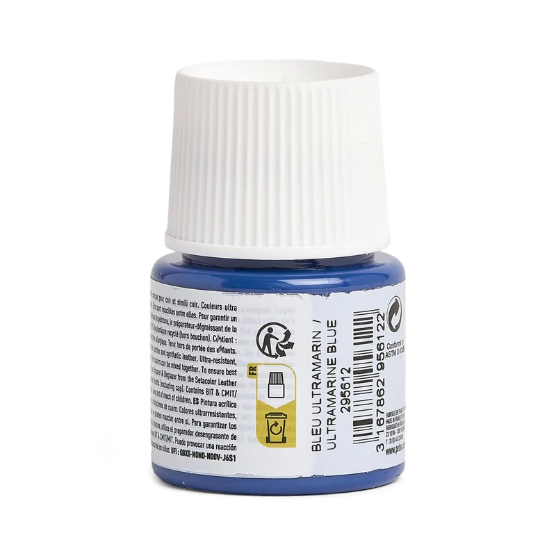 Pebeo - Setacolor Leather Paint 45ml - Ultramarine Blue