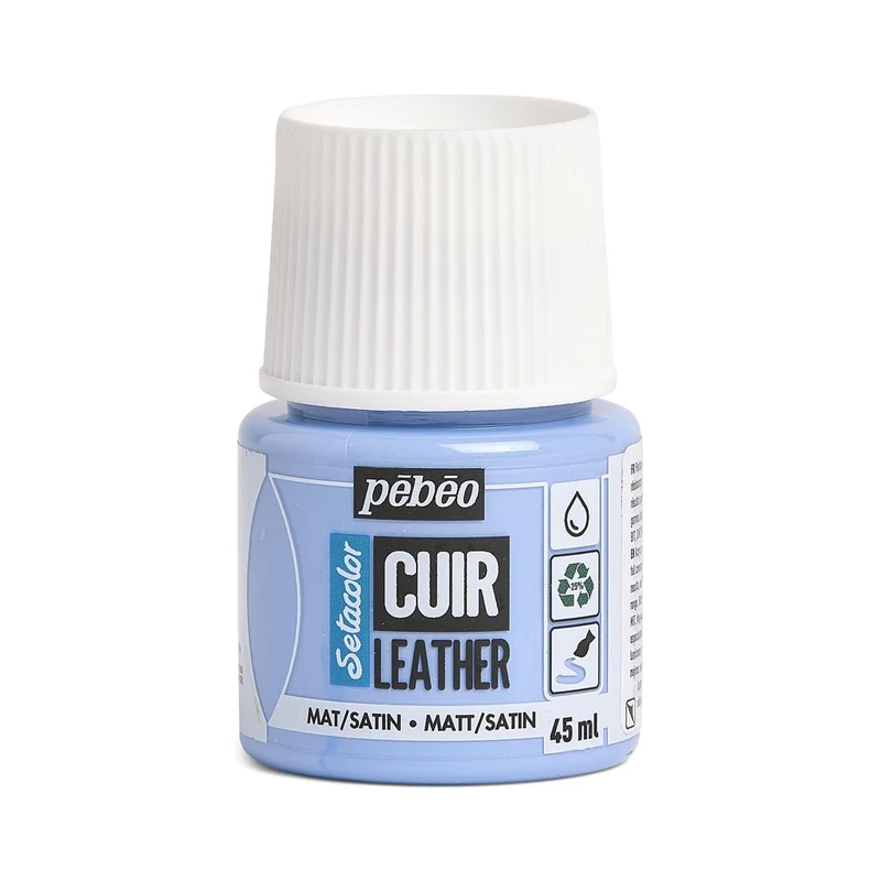 Pebeo - Setacolor Leather Paint 45ml - Iced Blue