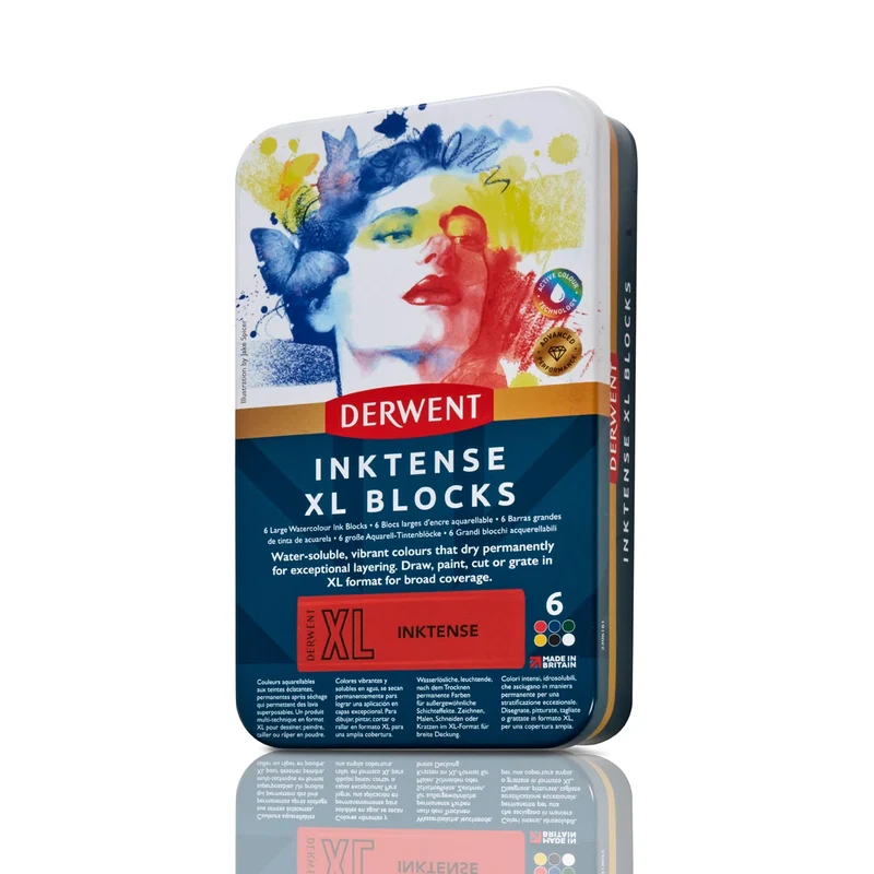 Derwent - Inktense XL Blocks - 6 Tin