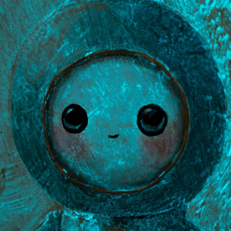 Rundes Acrylbild, leuchtend - „Baby Astronauts“ für kreative Kinderzimmer