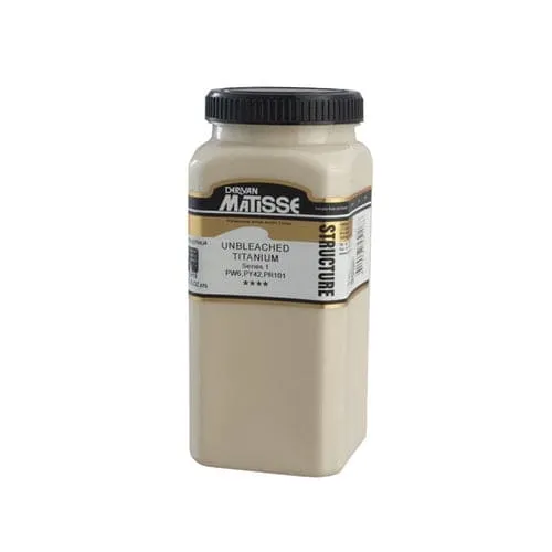 Derivan Matisse Professional Artists Acrylic Flow Unbleached Titanium 500ml