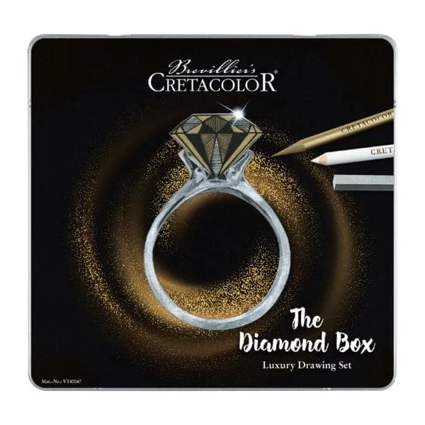Cretacolor 'Diamond Box' 15 Piece Drawing Set