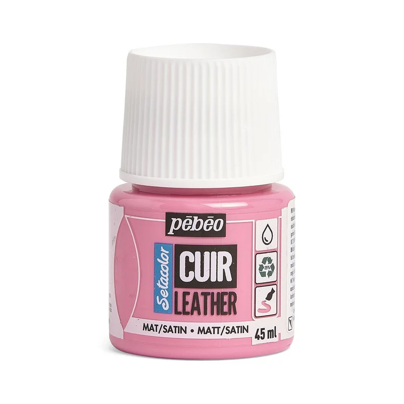 Pebeo - Setacolor Leather Paint 45ml - Candy Pink