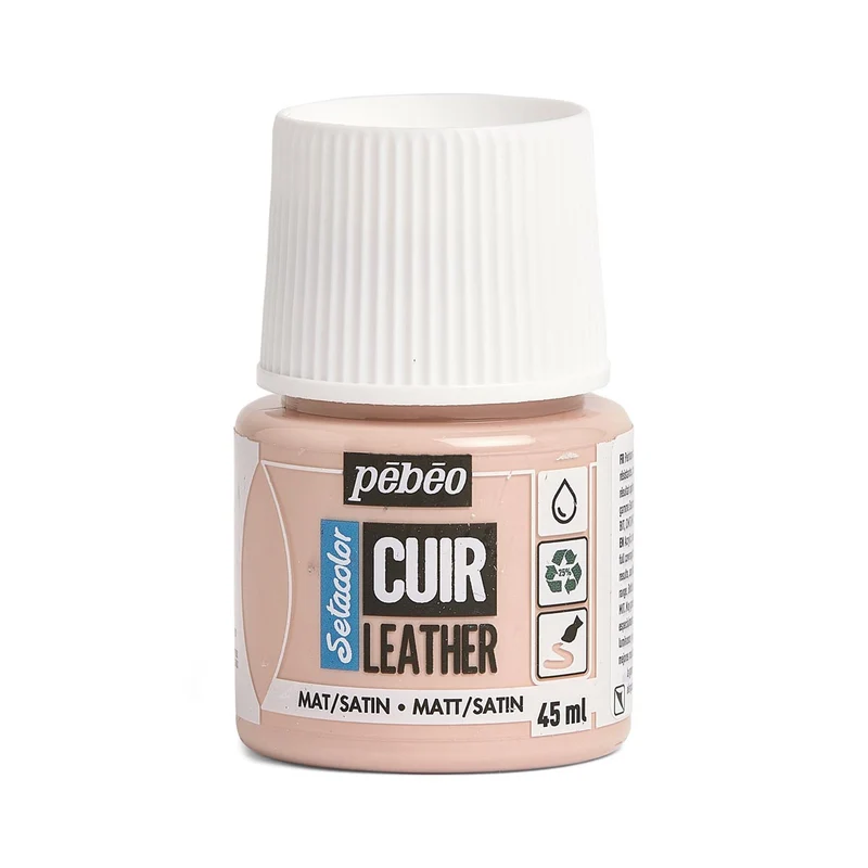 Pebeo - Setacolor Leather Paint 45ml - Sakura Pink