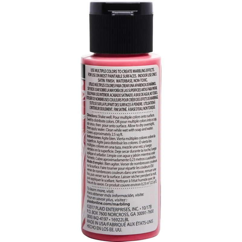 FolkArt Marbling Paints Acrylic 2oz 59ml Sour Apple
